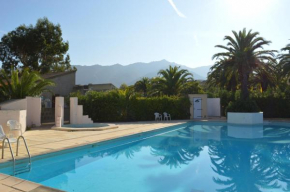 Villa Oletta, avec piscine et tennis communs, à 5km de St Florent